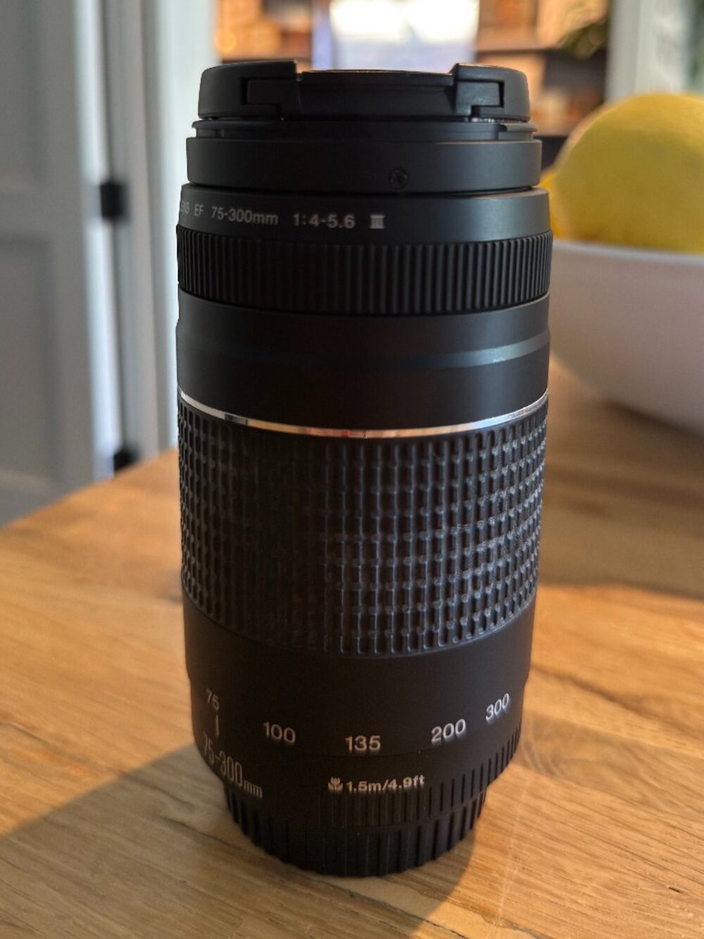 Canon EF 75-300mm f/4-5.6 III DSLR Lens with Case - Picture 2 of 3